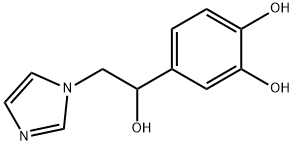 1,2-Benzenediol, 4-[1-hydroxy-2-(1H-imidazol-1-yl)ethyl]- (9CI) 구조식 이미지