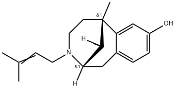 (+)-PENTAZOCINE - DEA SCHEDULE IV ITEM Structure