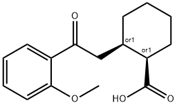 CIS-2-[2-(2-METHOXYPHENYL)-2-OXOETHYL]CYCLOHEXANE-1-CARBOXYLIC ACID 구조식 이미지