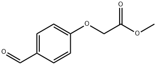 methyl (4-formylphenoxy)acetate 구조식 이미지