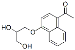 3-(4-아세틸-1-나프틸옥시)-1,2-프로판디올 구조식 이미지