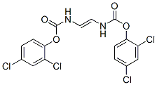 N,N'-Vinylenedicarbamic acid bis(2,4-dichlorophenyl) ester Structure