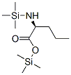 N-(Trimethylsilyl)-L-norvaline (trimethylsilyl) ester Structure