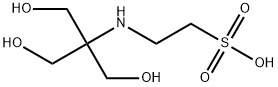 N-Tris(hydroxymethyl)methyl-2-aminoethanesulfonic Acid 구조식 이미지