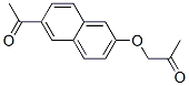 1-(6-아세틸-2-나프틸옥시)-2-프로파논 구조식 이미지