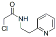 2-Chloro-N-[2-(2-pyridinyl)ethyl]acetamide Structure