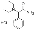 2-(디에틸아미노)-2-페닐아세트아미드염산염 구조식 이미지