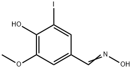 4-Hydroxy-5-iodo-3-methoxybenzaldehyde oxime Structure