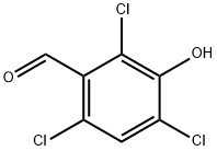 3-Hydroxy-2,4,6-trichlorobenzaldehyde Structure