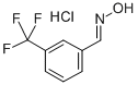 Benzaldehyde, m-trifluoromethyl-, oxime, hydrochloride, anti- Structure
