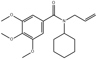 N-Allyl-N-cyclohexyl-3,4,5-trimethoxybenzamide Structure