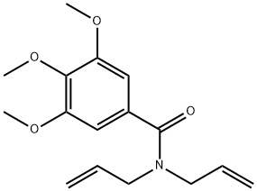 N,N-Diallyl-3,4,5-trimethoxybenzamide Structure