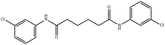 N,N'-Bis(3-chlorophenyl)adipamide Structure