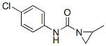 N-(p-Chlorophenyl)-2-methyl-1-aziridinecarboxamide Structure