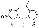3,3a,4,4a,7a,8,9,9a-Octahydro-4-hydroxy-4a,8-dimethyl-3-methyleneazuleno[6,5-b]furan-2,5-dione Structure