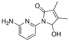 2H-Pyrrol-2-one, 1-(6-amino-2-pyridinyl)-1,5-dihydro-5-hydroxy-3,4-dimethyl- (9CI) 구조식 이미지