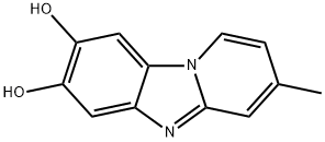 Pyrido[1,2-a]benzimidazole-7,8-diol, 3-methyl- (9CI) Structure