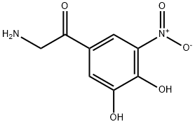 Ethanone, 2-amino-1-(3,4-dihydroxy-5-nitrophenyl)- (9CI) 구조식 이미지