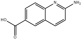 6-Quinolinecarboxylicacid, 2-амино- (9CI) структурированное изображение