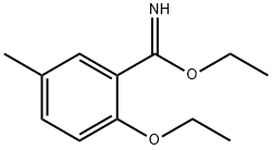 Benzenecarboximidic acid, 2-ethoxy-5-methyl-, ethyl ester (9CI) Structure