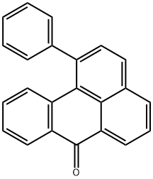 1-페닐-7H-벤즈[de]안트라센-7-온 구조식 이미지
