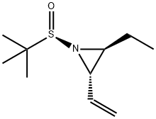 Aziridine, 1-[(R)-(1,1-dimethylethyl)sulfinyl]-2-ethenyl-3-ethyl-, (2S,3S)- (9CI) Structure