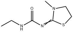 (1Z)-3-ethyl-1-(3-methylthiazolidin-2-ylidene)urea 구조식 이미지