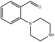 2-피페라진-1-일-벤잘데하이드 구조식 이미지
