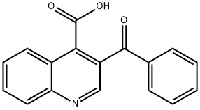 3-BENZOYL-QUINOLINE-4-CARBOXYLIC ACID Structure