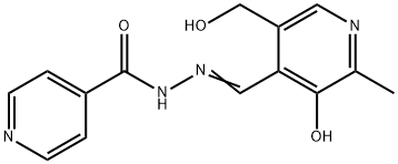 pyridoxal isonicotinoyl hydrazone Structure