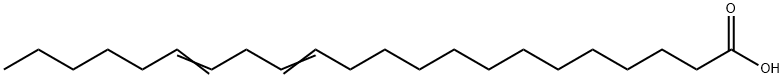 CIS-13,16-DOCOSADIENOIC ACID Structure