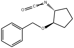 (1R,2R)-(-)-2-BENZYLOXYCYCLOPENTYL ISOCYANATE 구조식 이미지