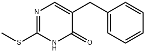 4(1H)-Pyrimidinone, 2-(methylthio)-5-(phenylmethyl)- Structure