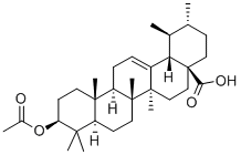 Ursolic acid acetate Structure