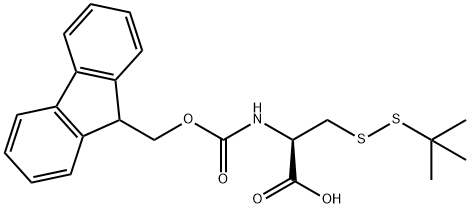 FMOC-CYS(STBU)-OH 구조식 이미지