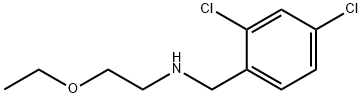 2,4-Dichloro-N-(2-ethoxyethyl)benzenemethanamine Structure