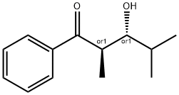 3-HYDROXY-2,4-DIMETHYL-1-PHENYL-PENTAN-1-ONE Structure