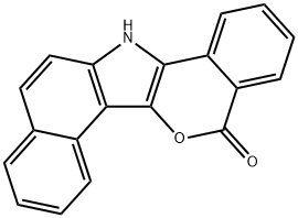 Benzo[e][2]benzopyrano[4,3-b]indol-5(13H)-one Structure
