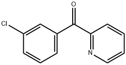 2-(3-CHLOROBENZOYL)PYRIDINE Structure