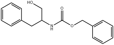 1-Benzyl-2-hydroxyethylcarbamic acid benzyl ester Structure