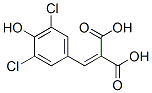 3,5-Dichloro-4-hydroxyphenylmethylenemalonic acid Structure