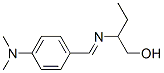 2-[(p-디메틸아미노벤질리덴)아미노]-1-부탄올 구조식 이미지