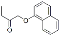 1-(1-Naphtyloxy)-2-butanone Structure