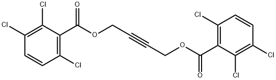 2-Butyne-1,4-diol bis(2,3,6-trichlorobenzoate) Structure