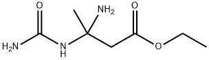 ethyl 3-amino-3-[(aminocarbonyl)amino]butyrate  Structure