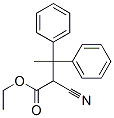 2-Cyano-3,3-diphenylbutyric acid ethyl ester Structure