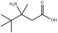 Pentanoic  acid,  3-amino-3,4,4-trimethyl- Structure