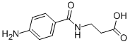 N-(4-Aminobenzoyl)-beta-alanine Structure