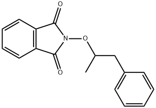 2-(1-phenylpropan-2-yloxy)isoindole-1,3-dione Structure