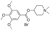 (1,1-dimethyl-3,4,5,6-tetrahydro-2H-pyridin-4-yl) 3,4,5-trimethoxybenz oate bromide Structure